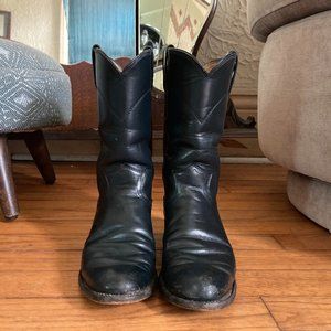Justin Boots size 6B black leather